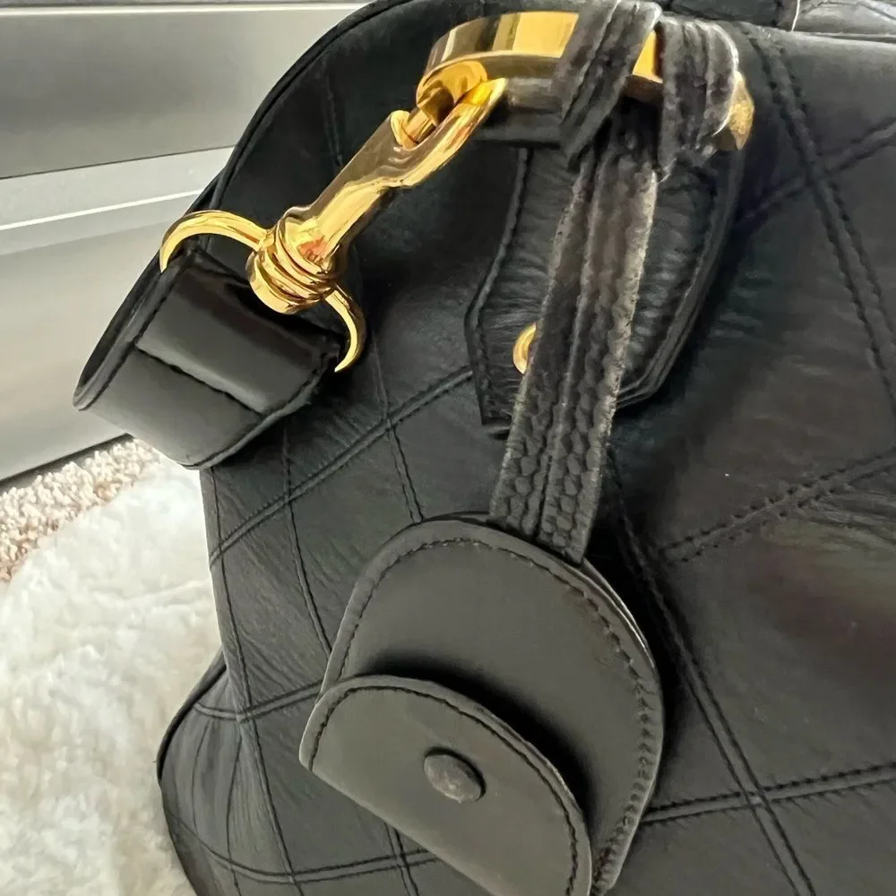 CHANEL Quilted Leather Boston Travel - Weekender Duffle Bag✨✨✨
